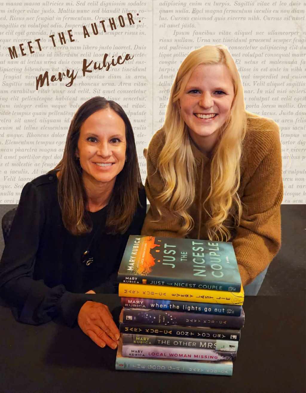 AUTHOR MEETING: MARY&nbsp;KUBICA