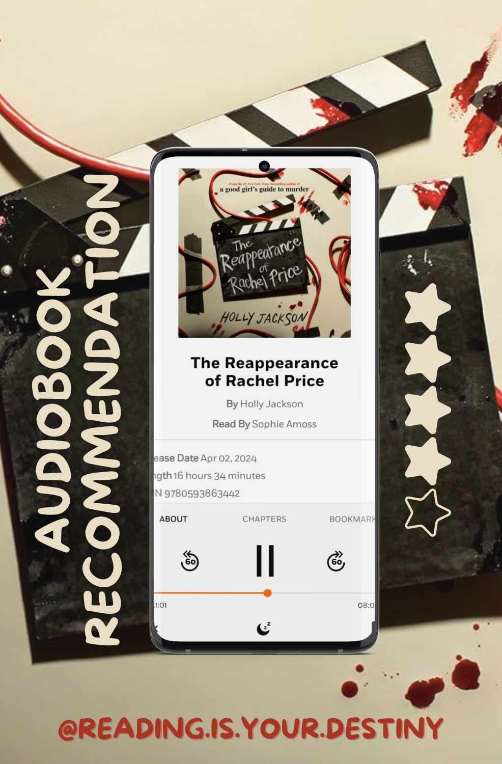 The Reappearance of Rachel Price by Holly Jackson Audiobook&nbsp;Review