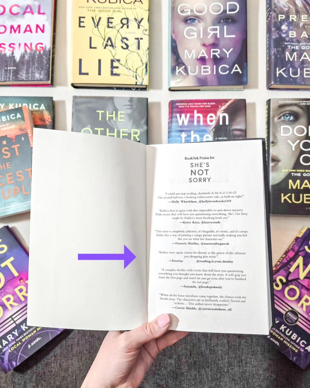 Happy Pub Day to She’s Not Sorry by Mary&nbsp;Kubica